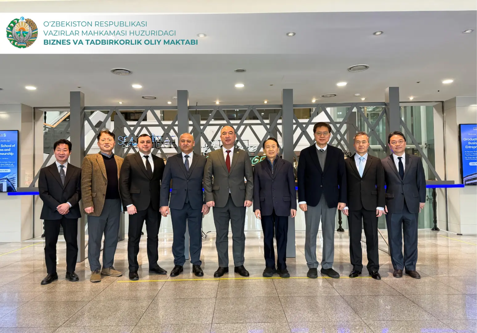 Janubiy Koreyaning yetakchi xalqaro biznes maktablaridan biri “SolBridge International School of Business”ga tashrif